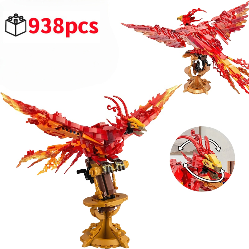 Model Kit Harry Potter - Fire Phoenix MOC zestaw do budowania