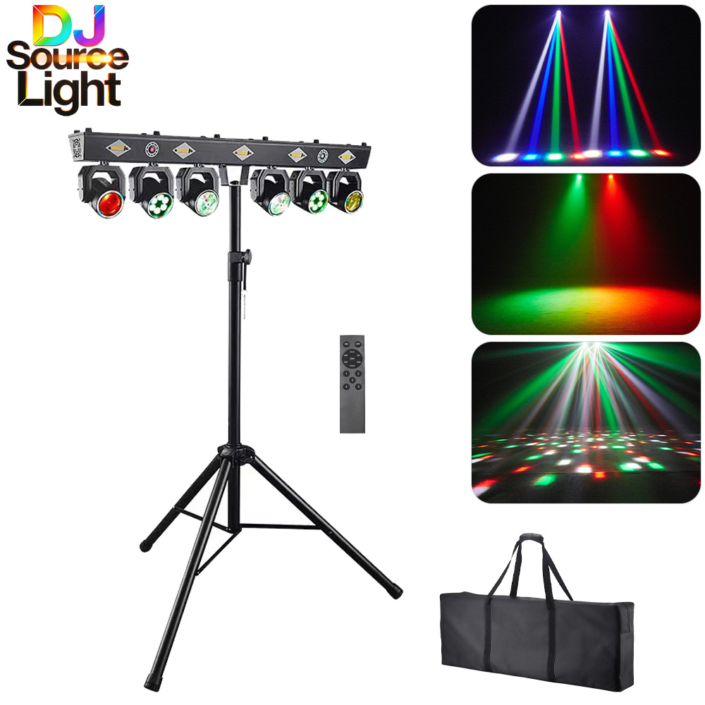 Wash Effect Set - DJSOURCE Efekt Świetlny 6w1 Stroboskop Laserowy