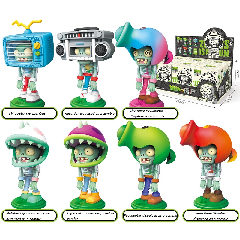 Model Kit Zombie - Klocki konstrukcyjne Plants Vs Zombies Niespodzianka