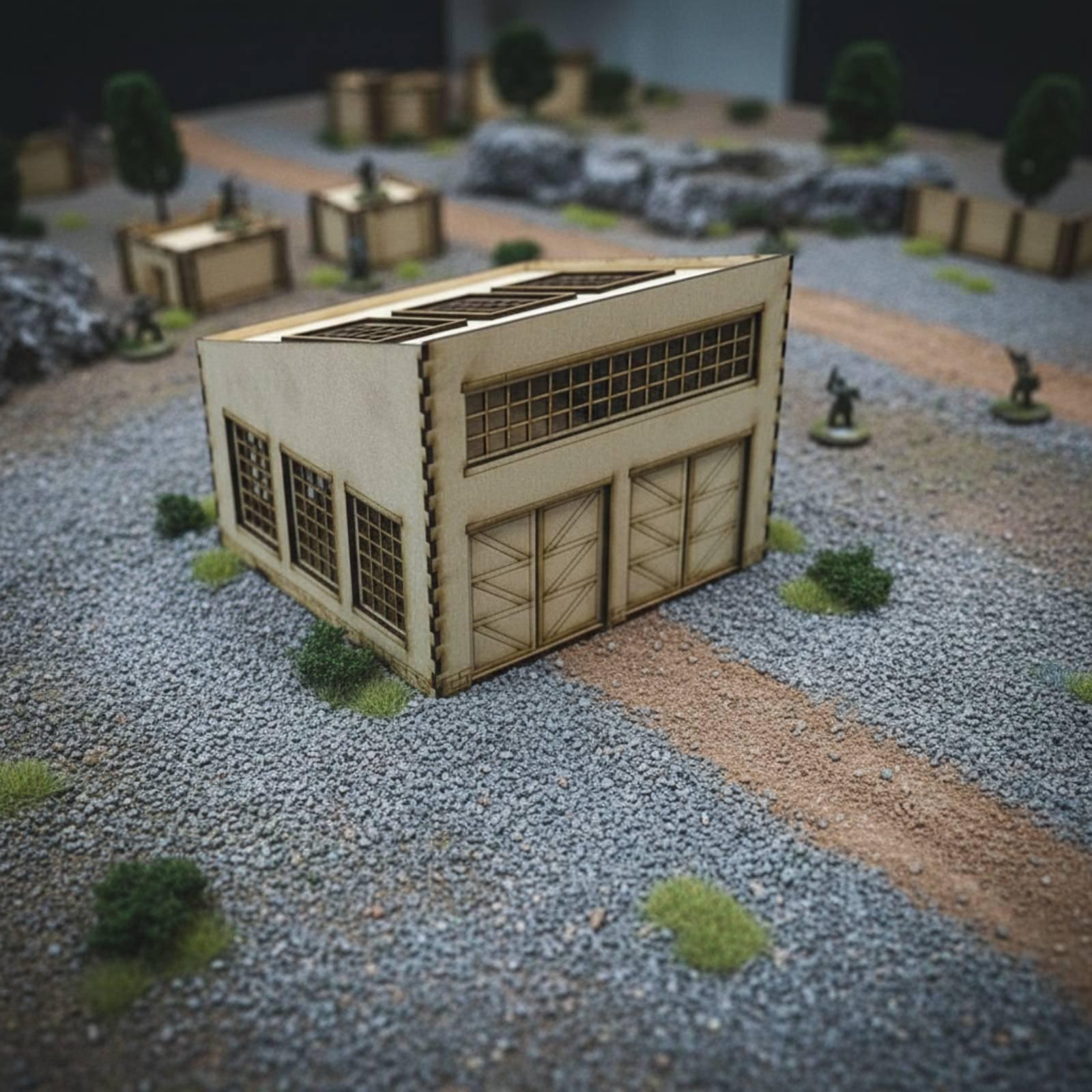 Model Kit Wood - Fabryka naprawy pojazdów w czasie wojny,