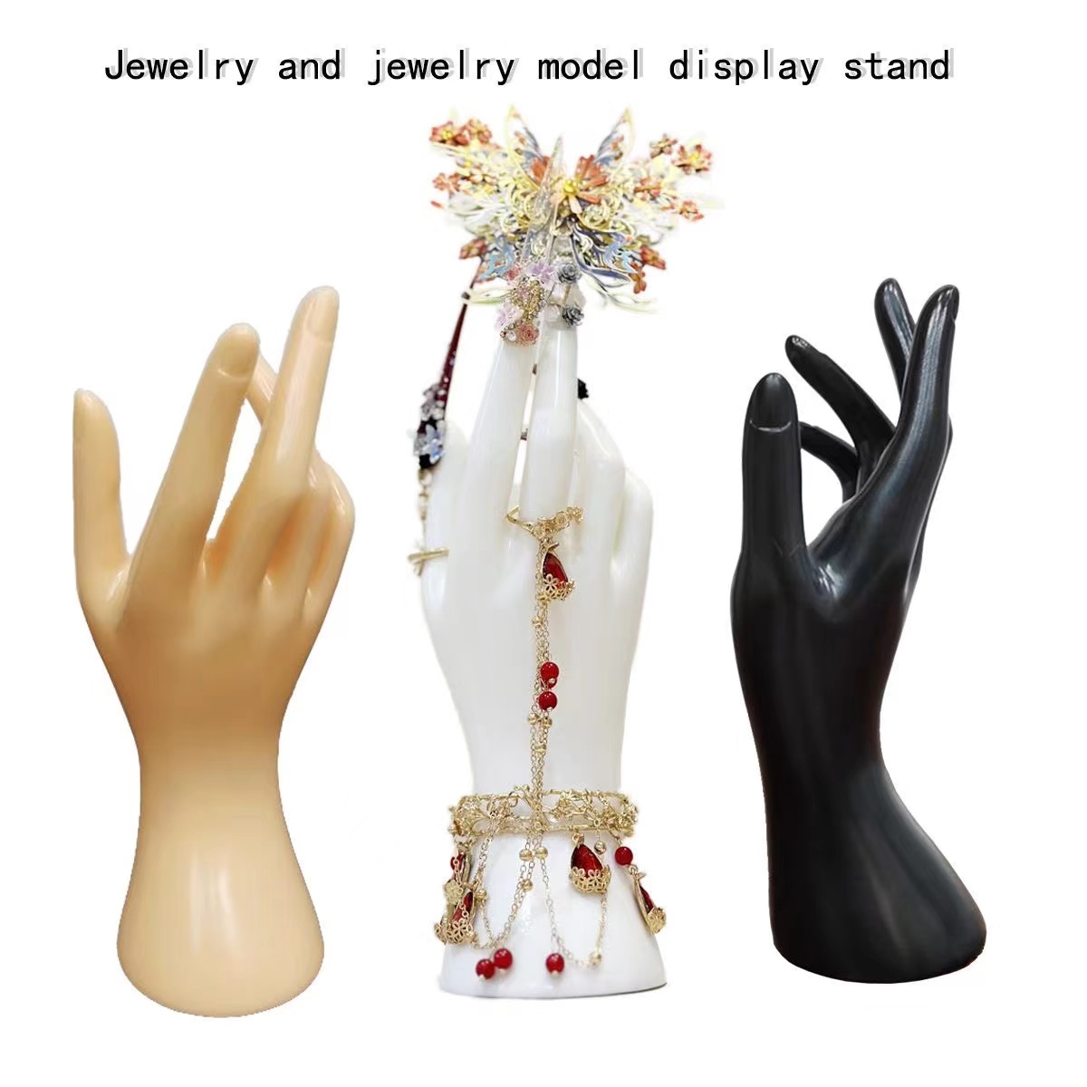 Plastic Model Paint - Nowy wyświetlacz biżuterii Model dłoni Zegarek