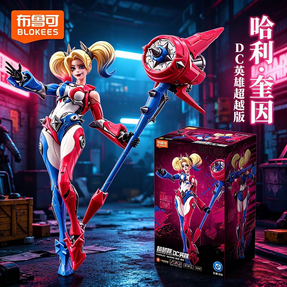 Model Kit Harley Quinn - Oryginalne klocki BLOKEES DC Comics Harley