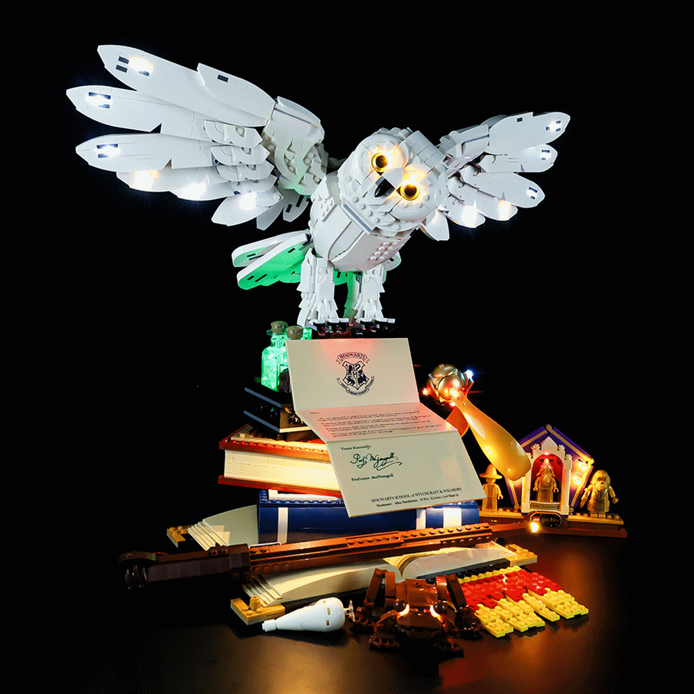 Model Kit Harry Potter - Zestaw oświetlenia LED Kyglaring DIY zabawki