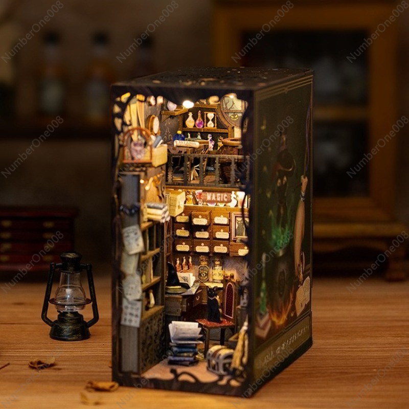 Drewniany model księgarni DIY, – Model Kit Wood recenzja i cena