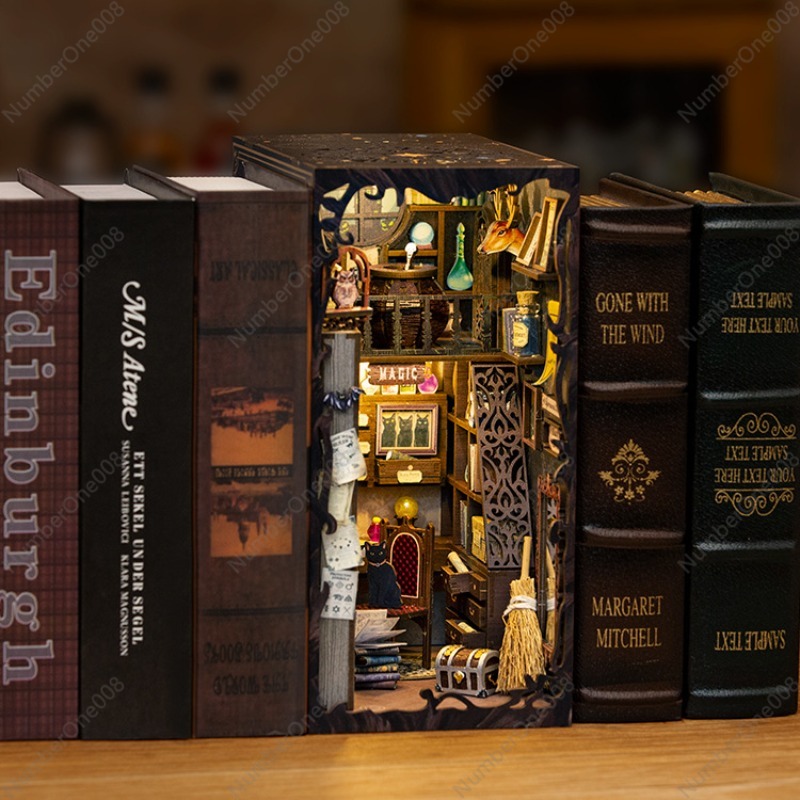 Drewniany model księgarni DIY, – Model Kit Wood recenzja i cena