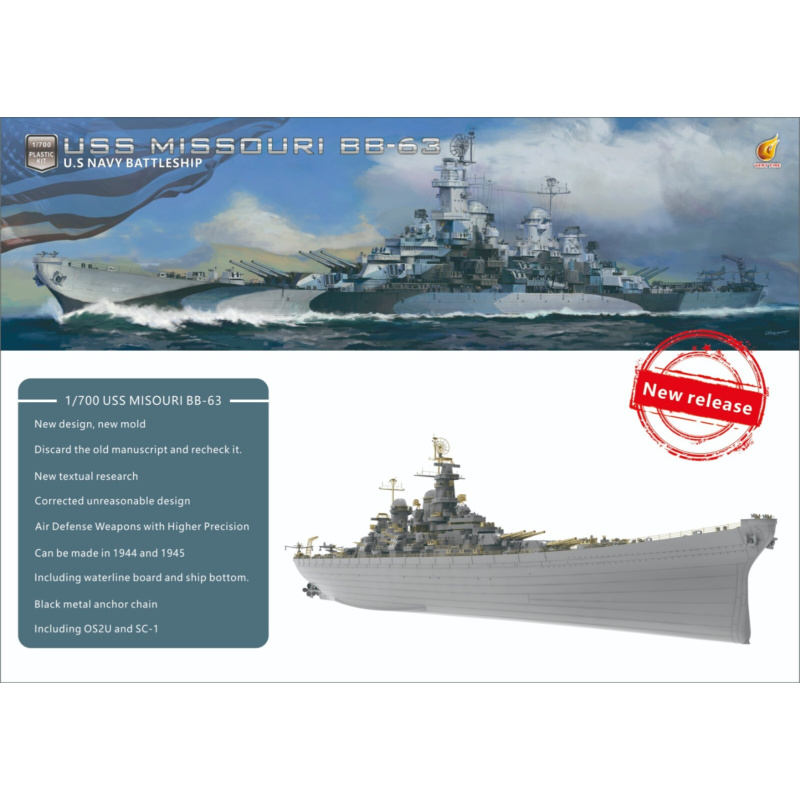 Very Fire 1/700 USS Missouri S – Model Kit Uss Missouri recenzja i cena