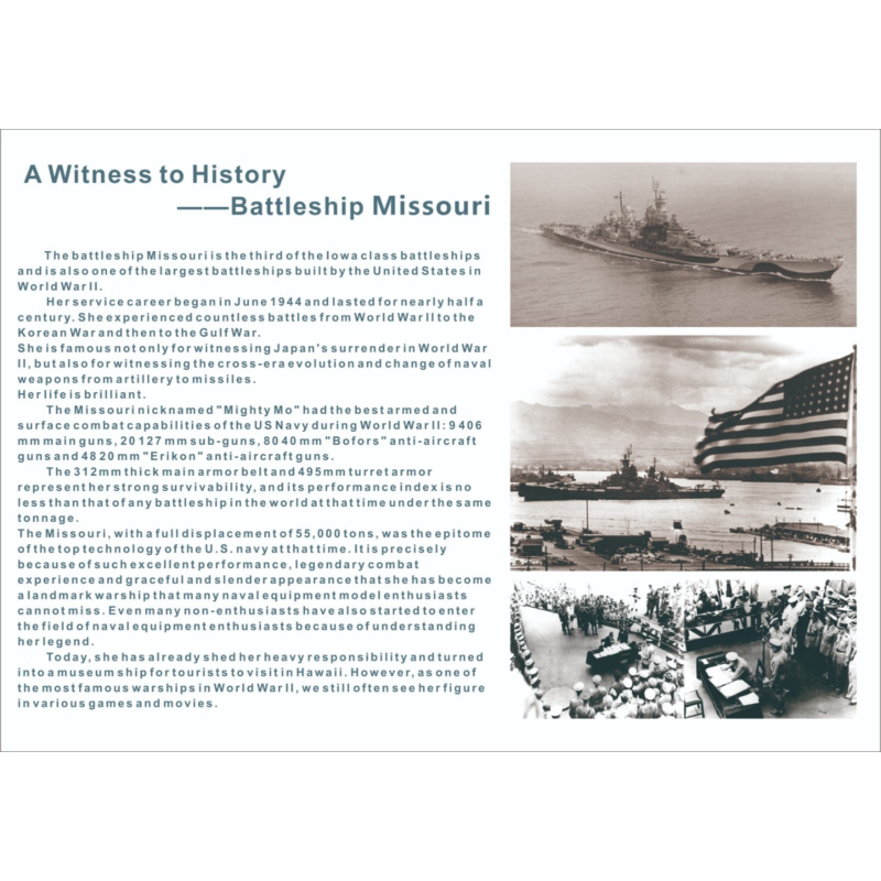 Very Fire 1/700 USS Missouri S – Model Kit Uss Missouri recenzja i cena