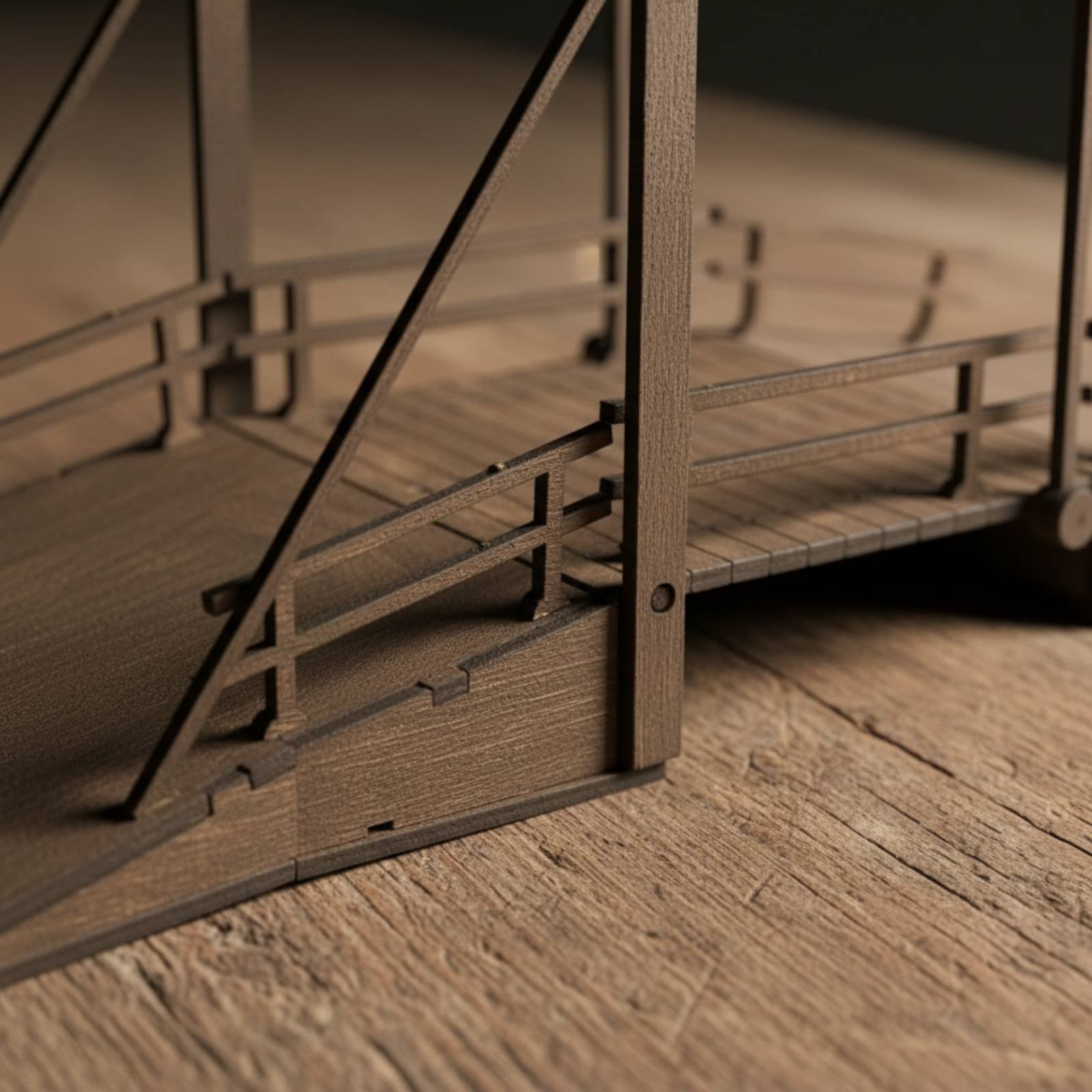 Drewniany model mostu z czasów – Model Kit Wood recenzja i cena