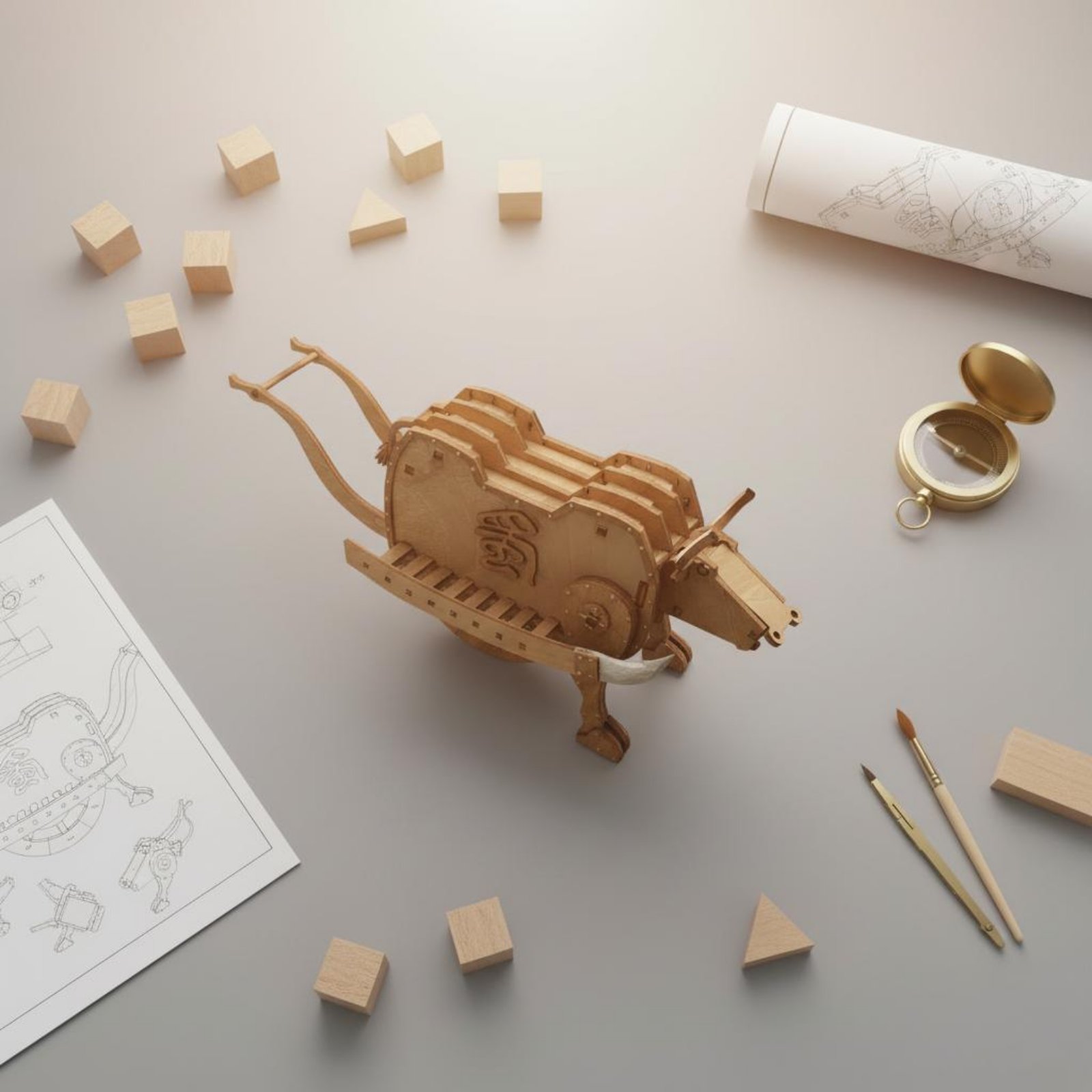 Zestaw do składania drewnianeg – Model Kit Wood recenzja i cena