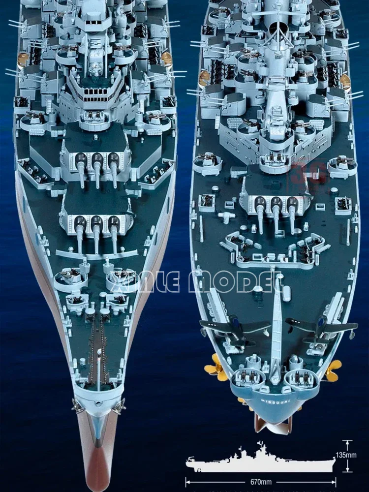 Akademia 1/400 14401 Model okr – Model Kit Uss Missouri recenzja i cena
