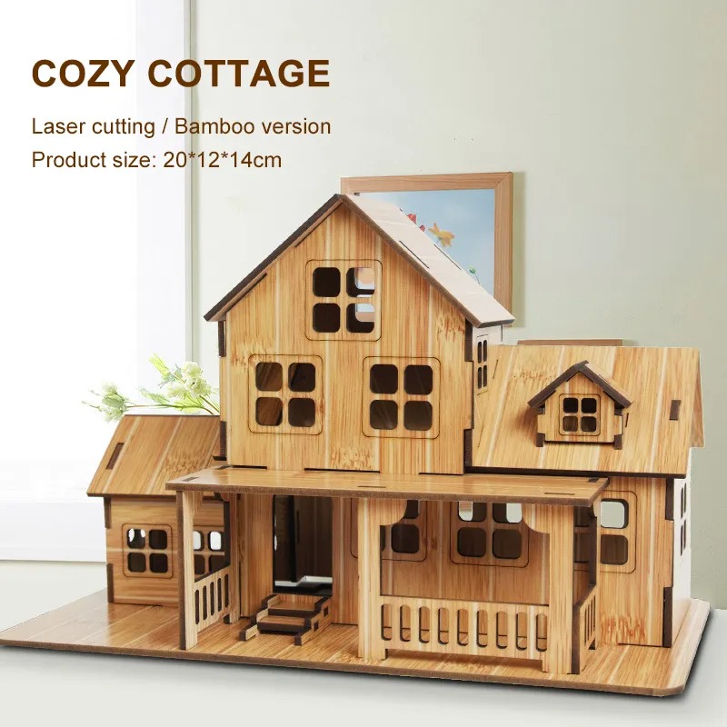 Drewniane puzzle 3D GamesCozy  – Model Kit Wood recenzja i cena