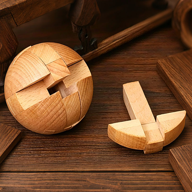 Klasyczna Drewniana Kulka Puzz – Model Kit Wood recenzja i cena