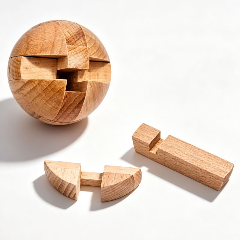 Klasyczna Drewniana Kulka Puzz – Model Kit Wood recenzja i cena