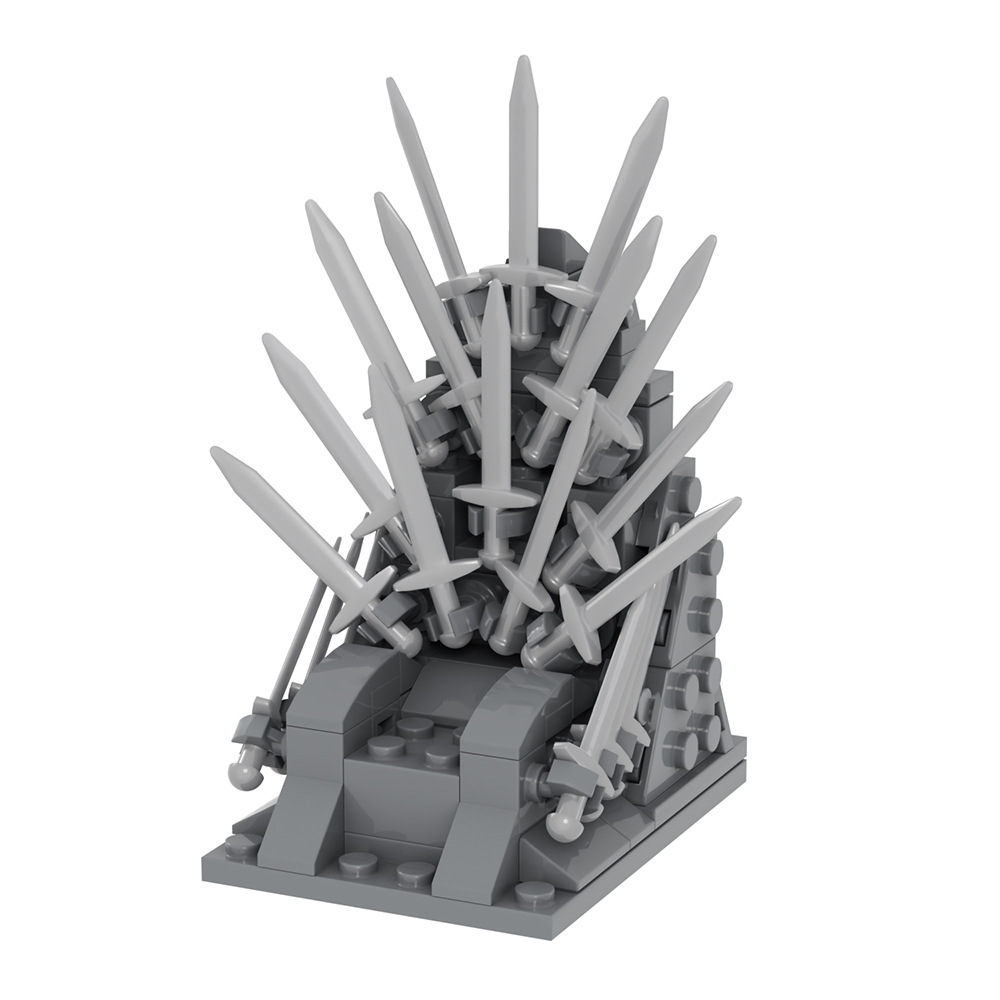 MOC żelazny tron miecz krzesło – Model Kit Iron Sickle recenzja i cena