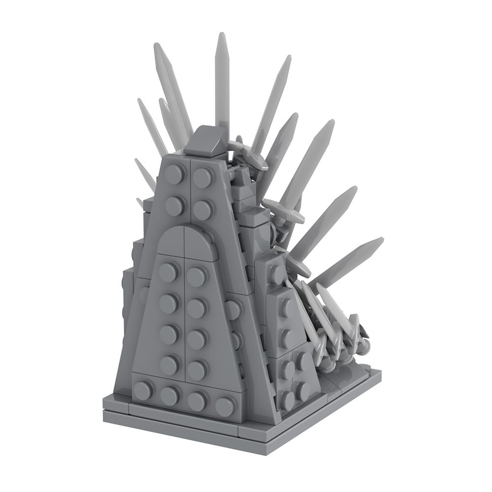 MOC żelazny tron miecz krzesło – Model Kit Iron Sickle recenzja i cena
