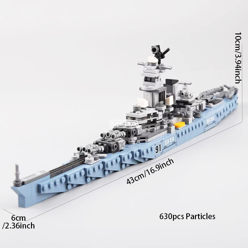 630 elementów USS Missouri BB- – Model Kit Uss Missouri recenzja i cena