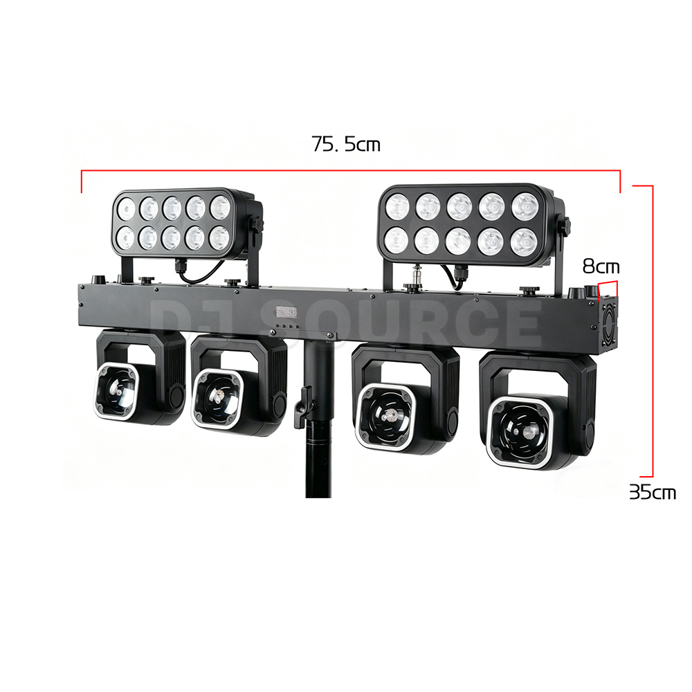 Zestaw Par LED RGBW 4w1 4x40W  – Wash Effect Set recenzja i cena