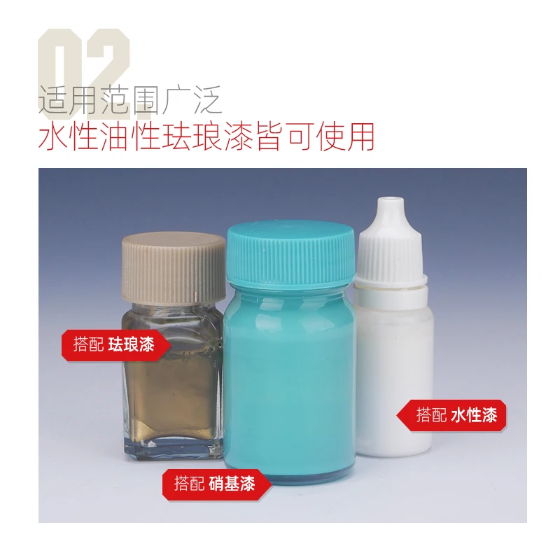 HOBBY MIO 10 szt. Metalowa pal – Plastic Model Paint recenzja i cena